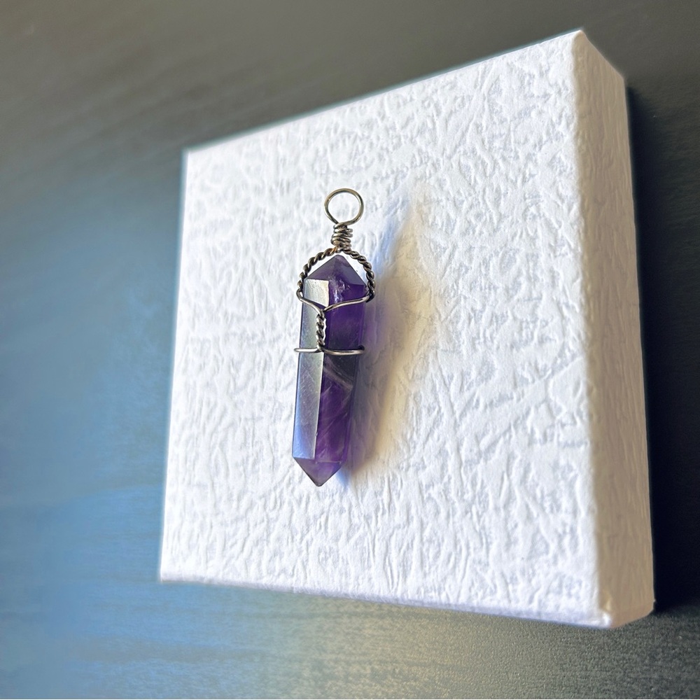 Crystal Amethyst Pendant